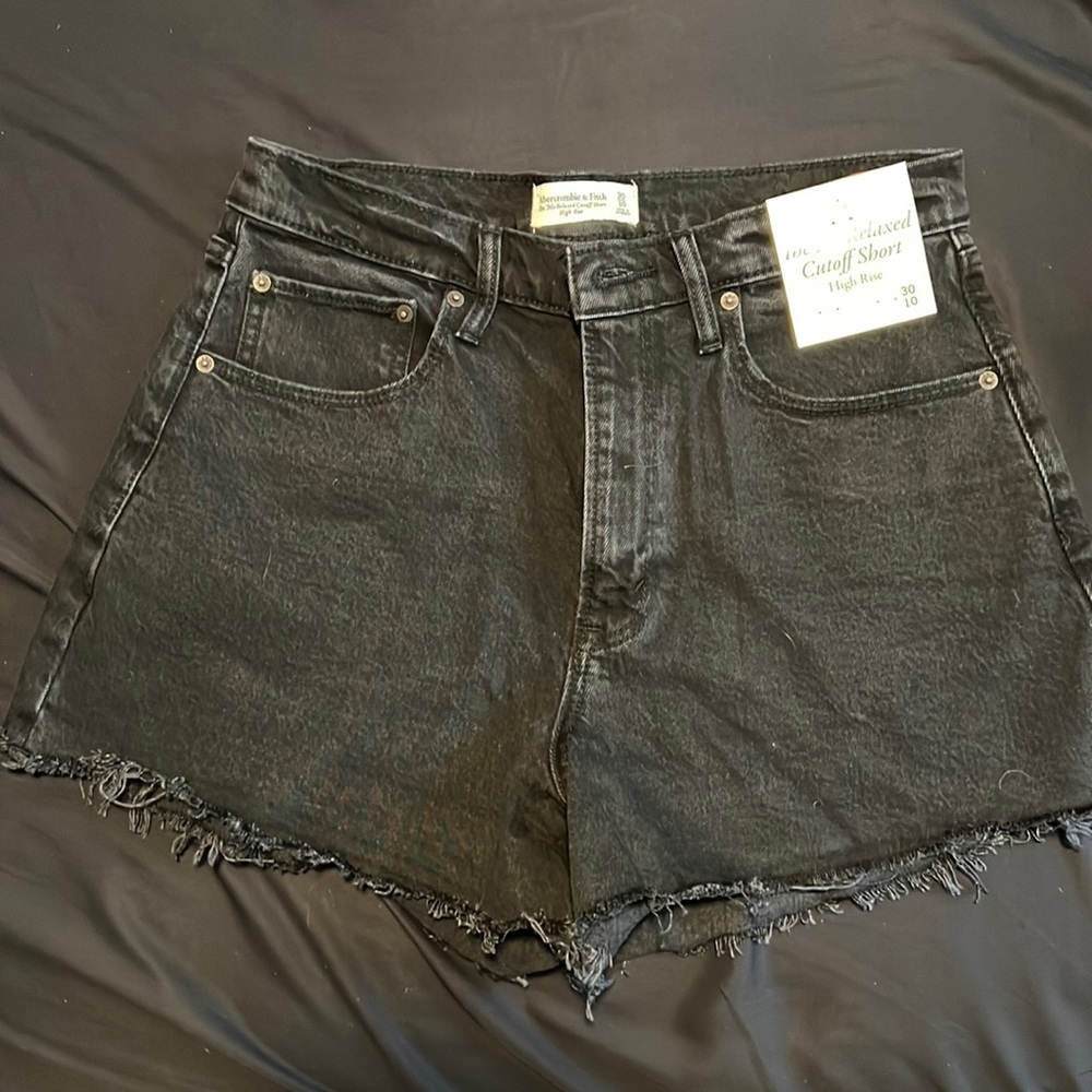 Abercrombie & Fitch Curve Love 90s relaxed cutoff shorts size 30/10